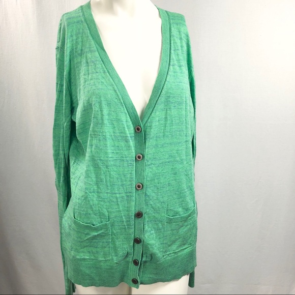 CAbi Sweaters - Cabi Billi Cardigan Ocean Green Button Front